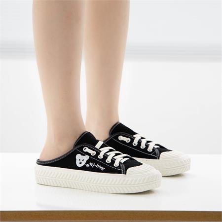 Giày thể thao nữ MWC - 0585 Giày Sục Thể Thao Nữ Thêu Họa Tiết Siêu Cute,Sneaker Êm Chân Đế Bằng Hot Trend