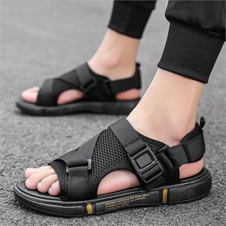 Giày Sandal Nam MWC - 7056 Giày Dép Sandal Nam,Sandal Quai Ngang Bảng Lớn Kiểu Dáng Streetwear Đế Mềm Mại Mang Đi Học,Đi Làm,Đi Chơi