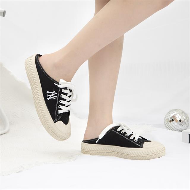Giày thể thao nữ MWC - 0581 Giày Sục Thể Thao Nữ Phối Họa Tiết Siêu Cute,Sneaker Êm Chân Đế Bằng Hot Trend