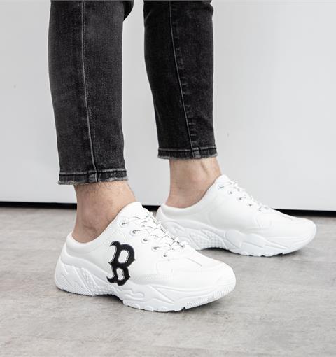 Giày Thể Thao Nam MWC NATT - 5348 Giày Sục Thể Thao Nam Da In Chữ, Sneaker Nam Cổ Thấp Năng Động Cá Tính