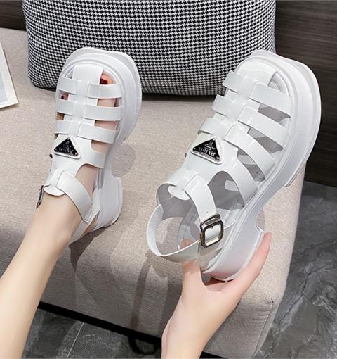 Giày Sandal Nữ MWC - 2948 Sandal Rọ Đế Bánh Mì Cao 5cm Siêu Hack Dáng Phong Cách Retro Dễ Phối Đồ Cho Nữ