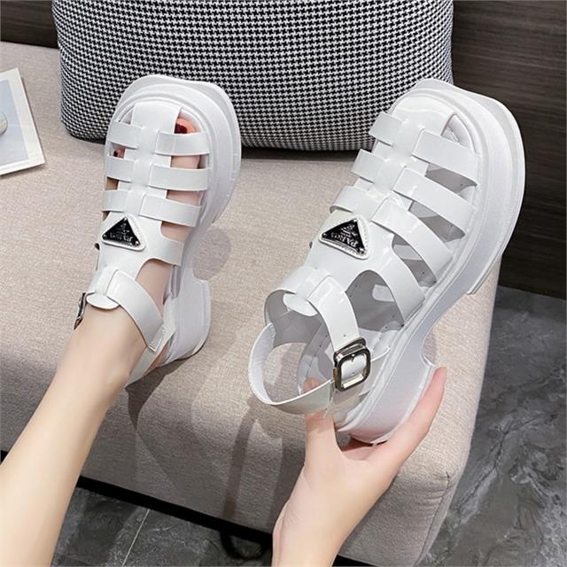 Giày Sandal Nữ MWC - 2948 Sandal Rọ Đế Bánh Mì Cao 5cm Siêu Hack Dáng Phong Cách Retro Dễ Phối Đồ Cho Nữ