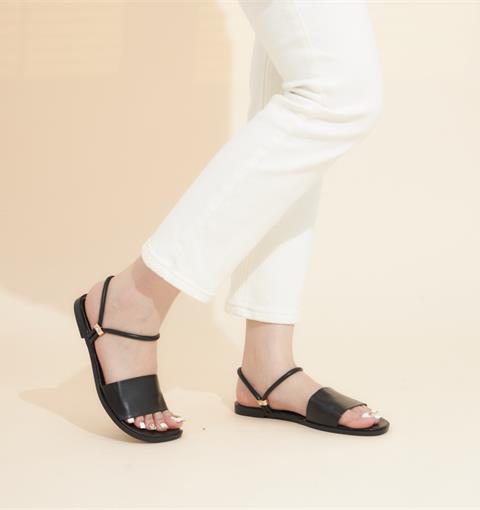 Giày Sandal Nữ MWC - 2525 Sandal Quai Ngang Cách Điệu Phối Quai Hậu 2 Trong 1 Thời Trang