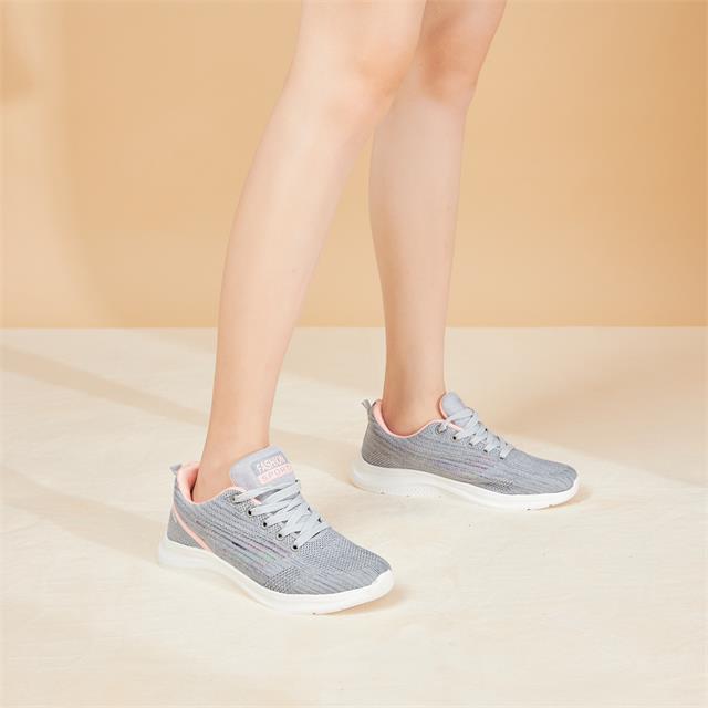 Giày thể thao nữ MWC - 0714 Giày Thể Thao Nữ Phối Sọc Màu Thể Thao,Sneaker Vải Siêu Êm Chân Đế Bằng 2CM Hot Trend