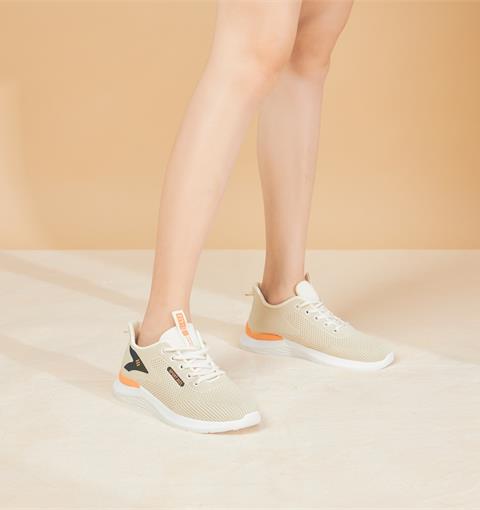 Giày thể thao nữ MWC - 0734 Giày Thể Thao Nữ Phối Màu Thể Thao,Sneaker Vải Siêu Êm Chân Đế Bằng 2CM Hot Trend