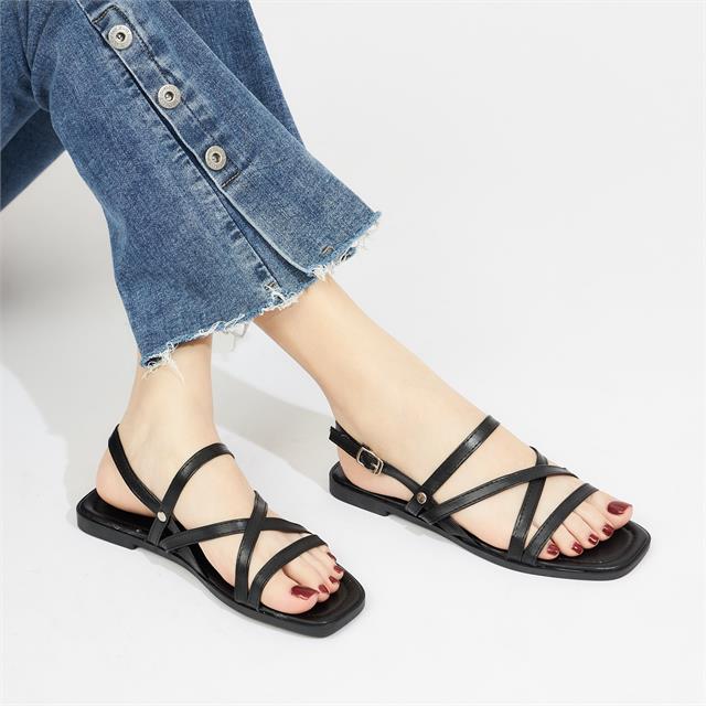 Giày sandal nữ MWC NUSD - 2983 Sandal Ngang Chéo,Sandal Cách Điệu Siêu Xinh 