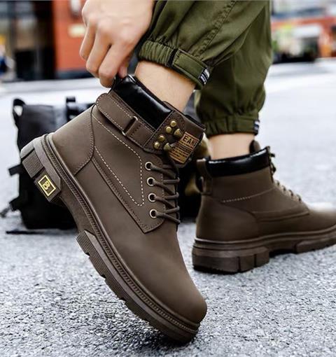 Giày Boot Nam MWC 8049 - Giày Boot Da Nhập Khẩu Cao Cấp, Oxford Nam Cổ Cao Cực Chất Siêu Bền Đẹp, Thời Trang.
