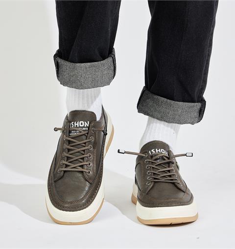 Giày Thể Thao Nam MWC NATT- 5489 Giày Thể Thao Nam Da Đế Phối Màu Thể Thao,Sneaker Nam Cổ Thấp Năng Động Cá Tính