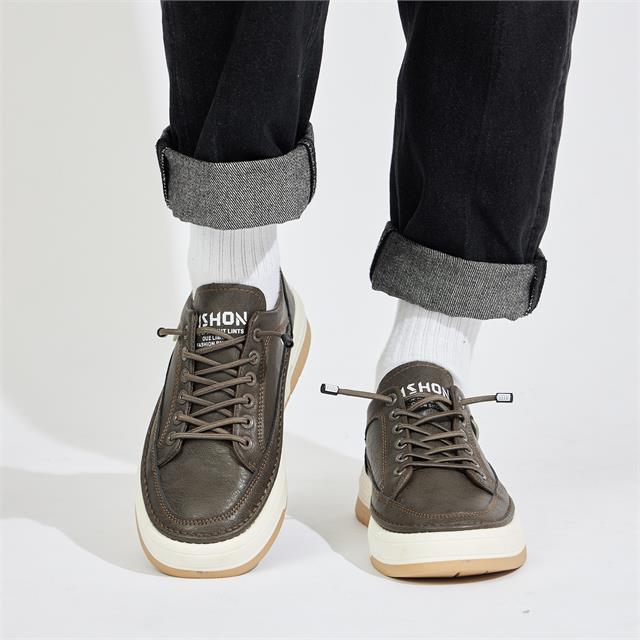 Giày Thể Thao Nam MWC NATT- 5489 Giày Thể Thao Nam Da Đế Phối Màu Thể Thao,Sneaker Nam Cổ Thấp Năng Động Cá Tính