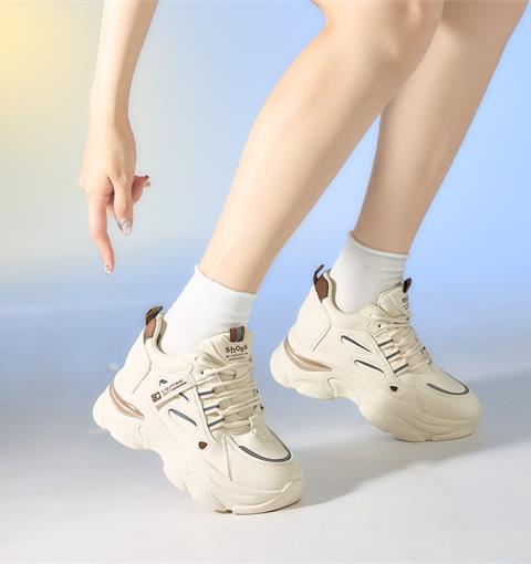 Giày Thể Thao Nữ MWC A159 - Giày Thể Thao Nữ Đế Cao 7cm, Dáng Sneaker Trẻ Trung, Năng Động, Thời Trang.