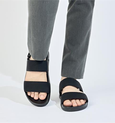 Giày sandal nam MWC NASD- 7078 Sandal Nam 2 Quai Ngang Viền Chỉ Nổi Thời Trang Kiểu Dáng Streetwear