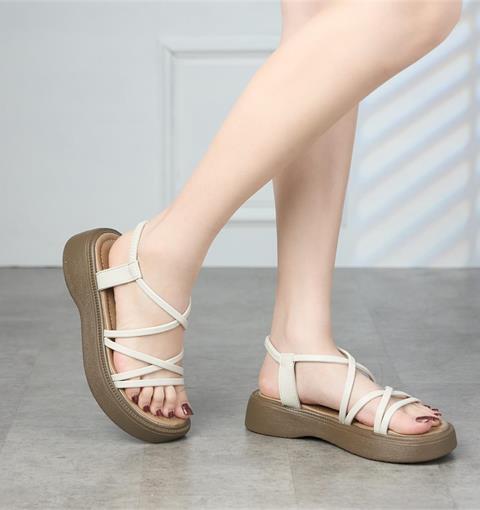 Giày Sandal Nữ MWC 2471 - Sandal Nữ Quai Mảnh Cách Điệu, Sandal Nữ Đế Bánh mì Siêu Bền Đẹp, Thời Trang.