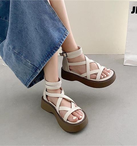 Giày Sandal Nữ MWC - 2937 Sandal Chiến Binh Đế Bánh Mì Cao 5cm Siêu Hack Dáng Sandal Hót Cực Sang Chảnh