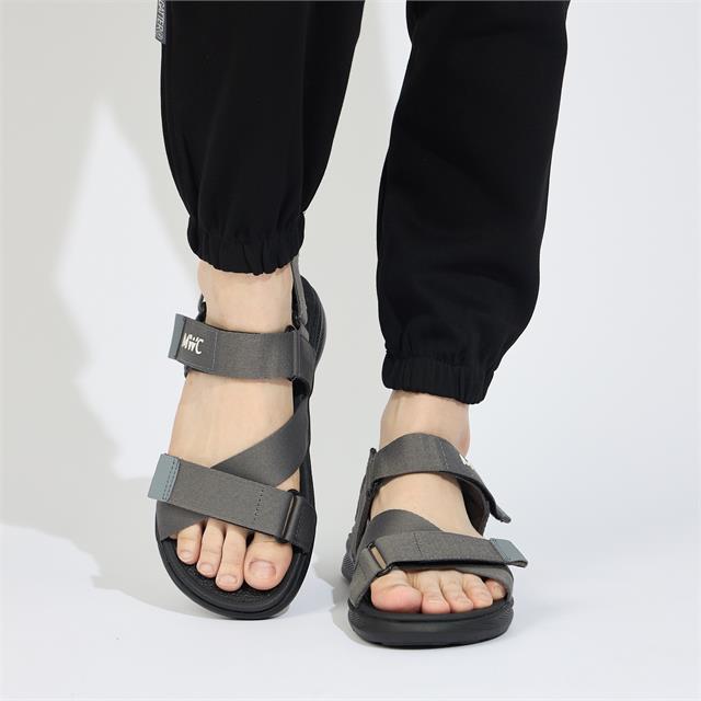 Giày Sandal Nam MWC 7082 - Sandal Nam Quai Ngang Chéo Phối Lót Dán Thời Trang, Sandal Nam Kiểu Dáng Streetwear Trẻ Trung, Năng Động Siêu Hottrend.