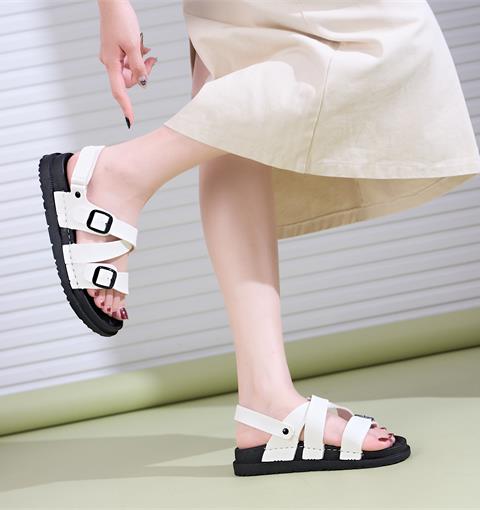 Giày Sandal Nữ MWC 2497 - Sandal Quai Khuy Cài Nữ, Sandal Nữ Cao Cấp Năng Động Trẻ Trung, Thời Trang.