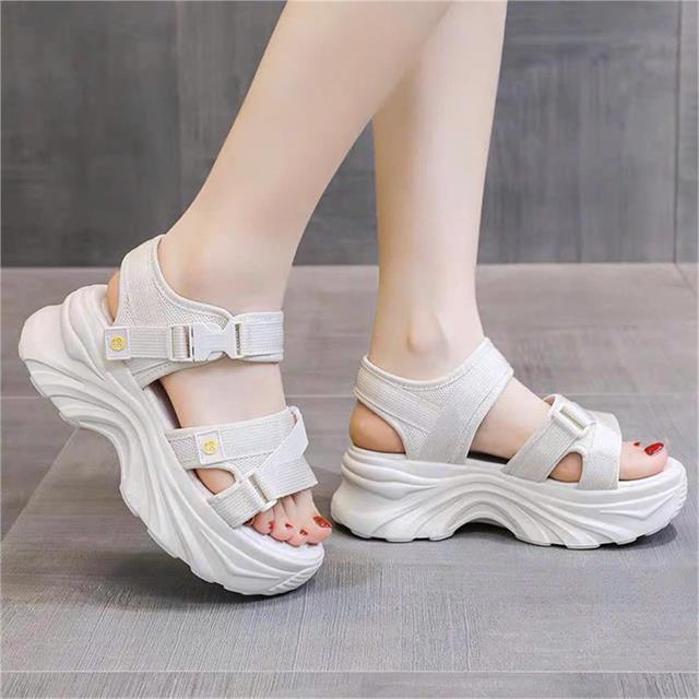 Giày Sandal Nữ MWC 2406 - Sandal Quai Ngang Cài Lót Dán Phối Icon Nhỏ Xinh, Sandal Nữ Siêu Bền Đẹp Thời Trang.