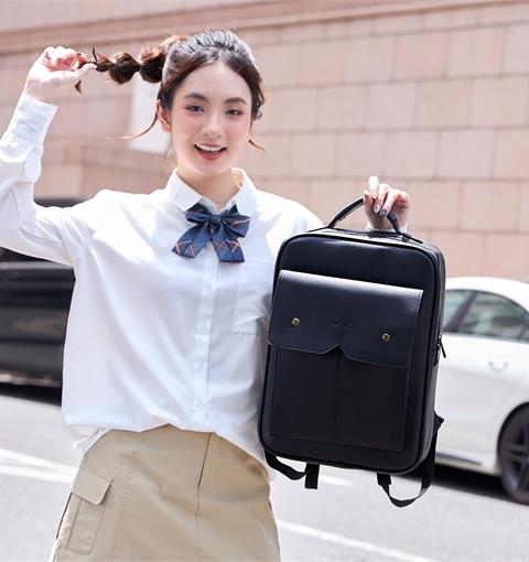 BALO MWC 1224 - Balo Unisex Thời Trang Chống Sốc, Chống Nước, Nhiều Ngăn Siêu Tiện Lợi Dùng Đựng Laptop, Mang Đi Học, Đi Chơi.