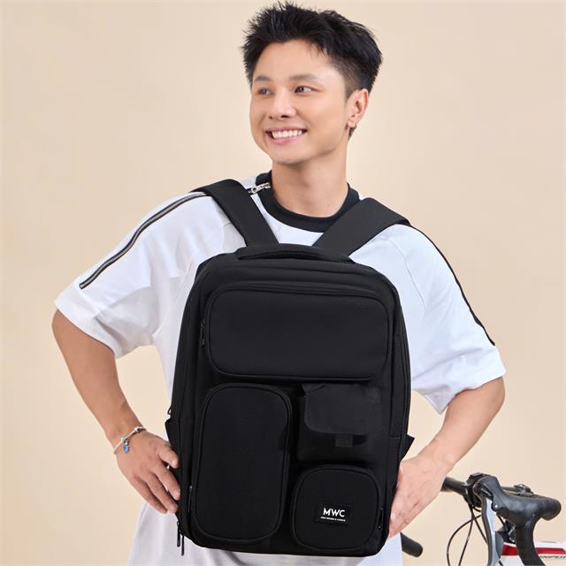 BALO MWC 1173 - Balo Unisex Thời Trang Chống Sốc, Chống Nước, Nhiều Ngăn Siêu Tiện Lợi Dùng Đựng Laptop, Mang Đi Học, Đi Chơi