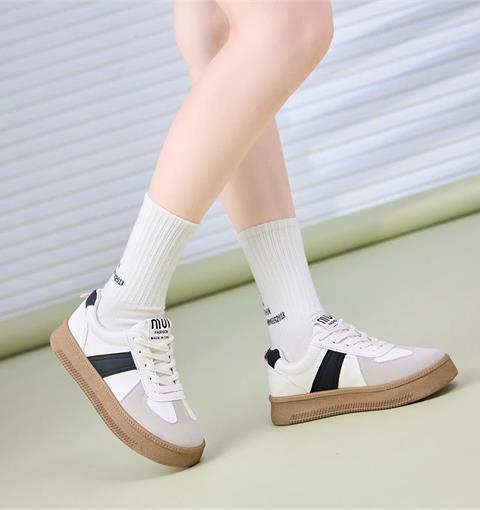 Giày Thể Thao Nữ MWC A188 - Giày Thể Thao Da Cao Cấp Nữ, Thể Thao Nữ Dáng Sneaker Siêu Bền Đẹp, Thời Trang.