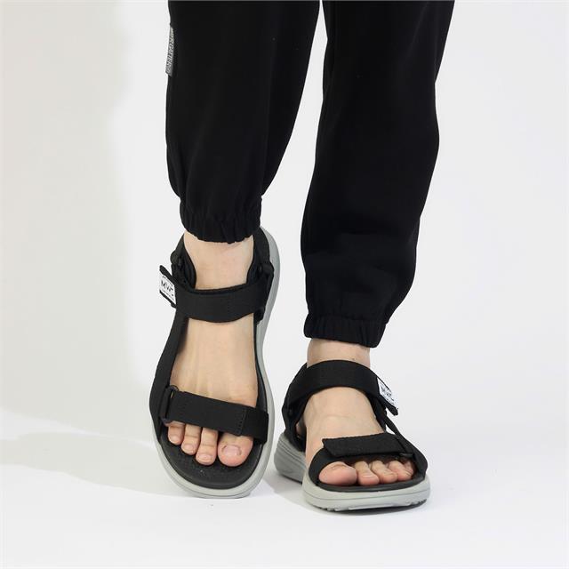 Giày Sandal Nam MWC 7059 - Sandal Nam 2 Quai Ngang Phối Lót Dán Thanh Lịch Đi Học, Đi Làm, Sandal Nam Kiểu Dáng Streetwear Năng Động, Trẻ Trung.