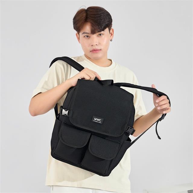 BALO MWC 1256 - Balo Unisex Thời Trang Chống Sốc, Chống Nước, Nhiều Ngăn Siêu Tiện Lợi Dùng Đựng Laptop, Mang Đi Học, Đi Chơi.