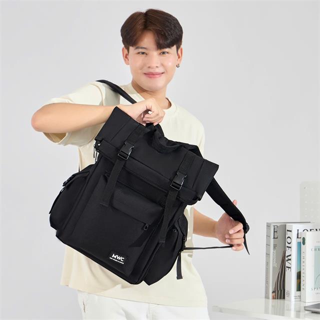 BALO MWC 1243 - Balo Unisex Thời Trang Chống Sốc, Chống Nước, Nhiều Ngăn Siêu Tiện Lợi Dùng Đựng Laptop, Mang Đi Học, Đi Chơi.