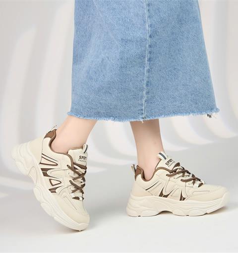 Giày Thể Thao Nữ MWC A128 - Giày Thể Thao Da Cao Cấp Nữ, Thể Thao Nữ Dáng Sneaker Siêu Bền Đẹp, Thời Trang.