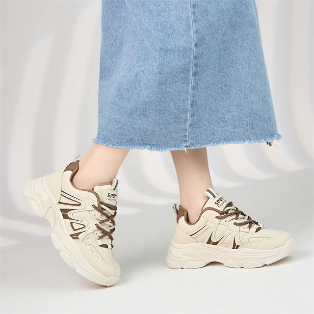 Giày Thể Thao Nữ MWC A128 - Giày Thể Thao Da Cao Cấp Nữ, Thể Thao Nữ Dáng Sneaker Siêu Bền Đẹp, Thời Trang.