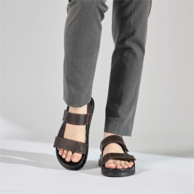 Giày Sandal Nam MWC 7091 - Sandal Da Nam Cao Cấp Logo MWC Siêu Bền Đẹp, Sandal Nam Kiểu Dáng Streetwear Thanh Lịch, Thời Trang.