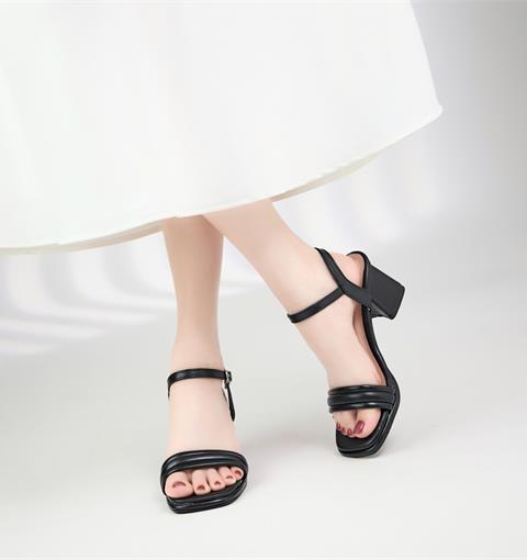 Giày Cao Gót MWC G094 - Sandal Cao Gót Quai Ngang Nữ Siêu Bền Đẹp, Sandal Nữ Đế Vuông Công Sở, Đi Học, Đi Chơi Thanh Lịch, Thời Trang. 