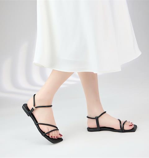 Giày Sandal Nữ MWC 2765 - Sandal Nữ Dây Da Mảnh Siêu Mềm Nhẹ, Sandal Đế Bệt Nữ Mùa Hè Đi Biển, Đi làm, Đi Học Thanh Lịch, Thời Trang.