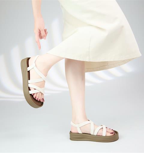 Giày Sandal Nữ MWC E145 - Sandal Nữ Da Mềm Siêu Bền Đẹp, Sandal Nữ Đế Bằng Đi Học, Đi Chơi Thanh Lịch Thời trang.