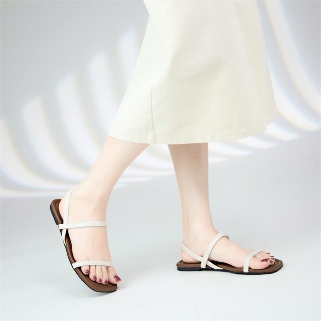 Sandal Nữ MWC E138 - Sandal Nữ 2 Quai Mảnh Thanh Lịch, Sandal Đế Bệt Nữ Đi Học, Đi Chơi, Đi Biển Năng Động, Trẻ Trung, Thời Trang.