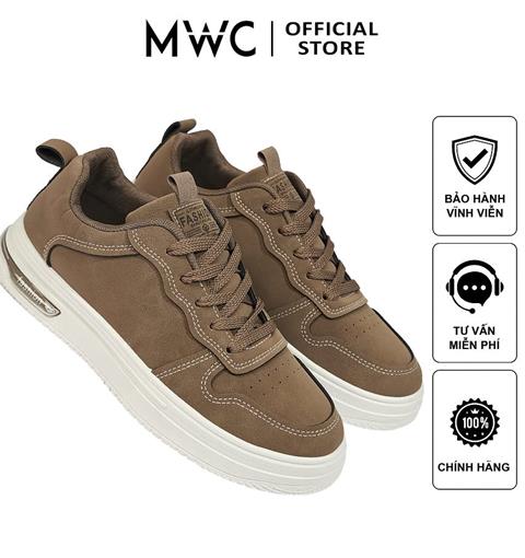 Giày Thể Thao Nam MWC 5744 - Giày Da Thể Thao Nam Dáng Sneaker Cổ Thấp Siêu Bền Đẹp, Giày Thể Thao Nam Đi Học, Đi Chơi, Dã Ngoại Năng Động, Trẻ Trung, Thời Trang.