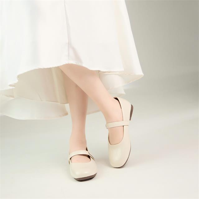 Giày Búp Bê MWC 2316 - Giày Búp Bê Da Cao Cấp, Giày Mọi Nữ Đẹp Sang Chảnh Thời Trang.