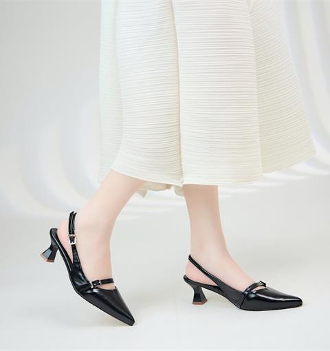 Giày Cao Gót MWC G209 - Giày Cao Slingback Gót Trụ 6cm, Mũi Nhọn Thanh Lịch, Tỏa Sáng Mọi Khoảnh khắc.