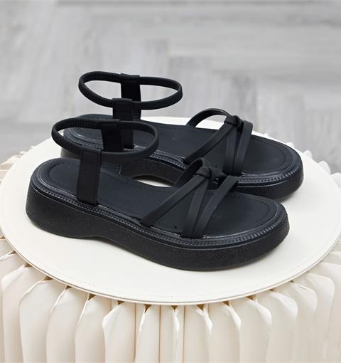 Giày Sandal Nữ MWC E174 - Sandal Đế Suồng 5cm Siêu Hack Dáng, Quai Dây Mảnh Thắt Nút Tinh Tế, Thanh Lịch.