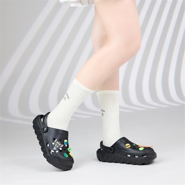 Dép Nữ MWC 8585 - Dép Crocs Nhựa Eva Gắn Charm Tom & Jerry Dễ Thương, Vui Nhộn, Trẻ Trung.