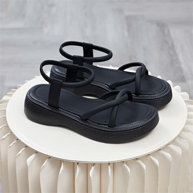  Giày Sandal Nữ MWC E177 - Sandal Đế Đúc Quai Mảnh Chéo, Thời Trang Công Sở, Học Đường Siêu Bền Đẹp.