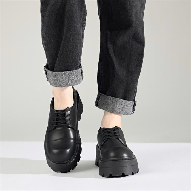 Giày Boot Nam MWC 6810 - Giày Oxford Nam Mịn Lì, Đế Platform Siêu Dày Mang Phong Cách Hiện Đại, Cá Tính.