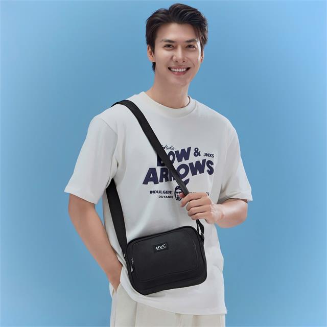 Balô Túi Đeo Chéo MWC 0849 - Túi Đeo Chéo Unisex Hình Chữ Nhật, Bo Tròn, Mềm Mại, Thời Trang.