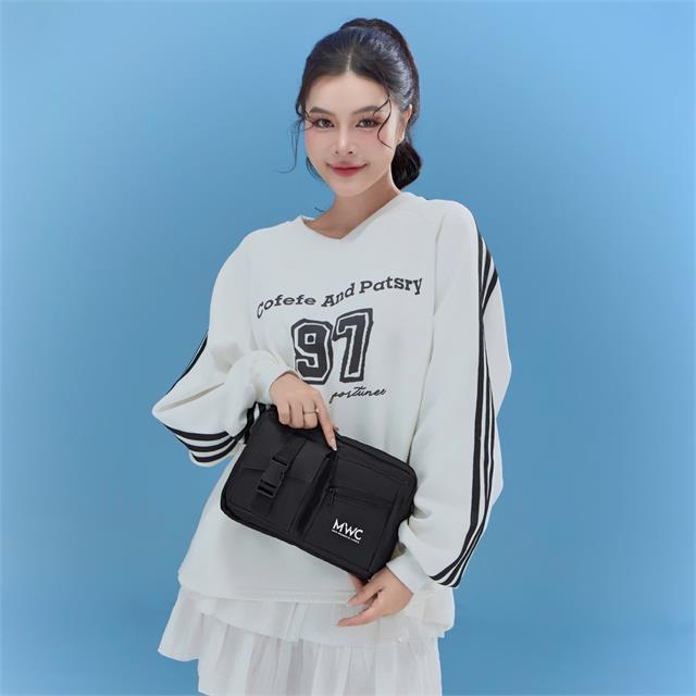 Balô Túi Đeo Chéo MWC 0845 - Túi Đeo Chéo Unisex Thời Trang Đi Dạo Phố, Đi Chơi, Du Lịch Cool Ngầu Và Tràn Đầy Năng Lượng.