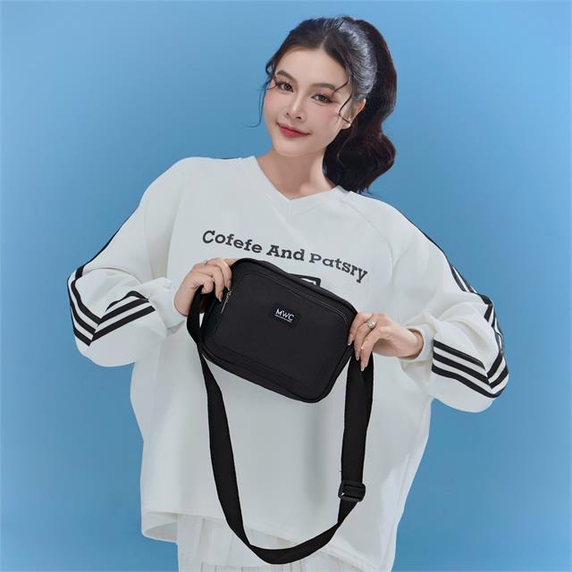 Balô Túi Đeo Chéo MWC 0849 - Túi Đeo Chéo Unisex Hình Chữ Nhật, Bo Tròn, Mềm Mại, Thời Trang.