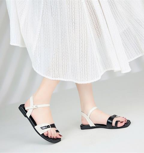 Sandal Nữ MWC E173 - Sandal Nữ Đế Bệt Xỏ Ngón, Mũi Vuông Đi Học, Đi Chơi Nhẹ Nhàng, Thanh Lịch, Thời Trang.