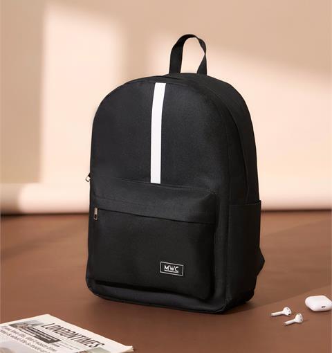 BALO MWC 1277 - Balo Unisex Họa Tiết Đường Kẻ Sinh Động,Thời Trang Nhiều Ngăn Tiện Lợi, Mang Đi Mọi Nơi.