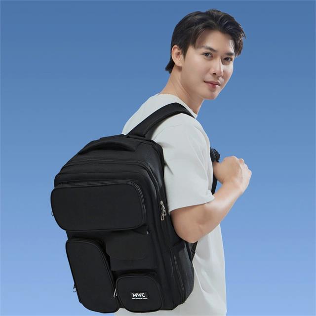 BALO MWC 1173 - Balo Unisex Thời Trang Chống Sốc, Chống Nước, Nhiều Ngăn Siêu Tiện Lợi Dùng Đựng Laptop, Mang Đi Học, Đi Chơi