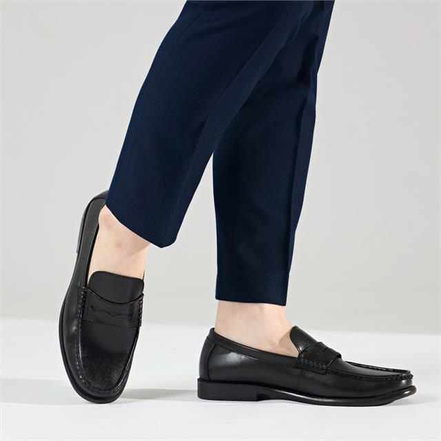 Giày Mọi Nam 6703 - Giày Slip-On Nam Công Sở Lịch Lãm, Họa Tiết Da Miếng Thời Trang Sáng Bóng, Sang Trọng.