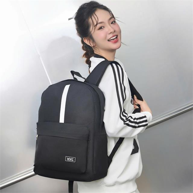 BALO MWC 1277 - Balo Unisex Họa Tiết Đường Kẻ Sinh Động,Thời Trang Nhiều Ngăn Tiện Lợi, Mang Đi Mọi Nơi.