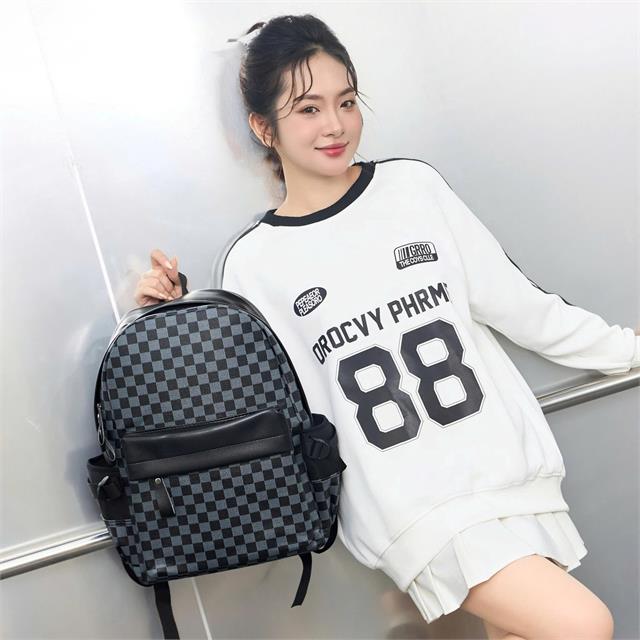 BALO MWC 1285 - Balo Caro Đi Học, Đi Làm Đậm Chất Streetwear Cá Tính, Chất Ngầu Mỗi Bước Chân.