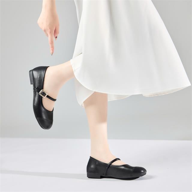 Giày Búp Bê MWC 2313 - Giày Búp Bê Da Cao Cấp, Giày Mọi Nữ Đẹp Sang Chảnh Thời Trang.